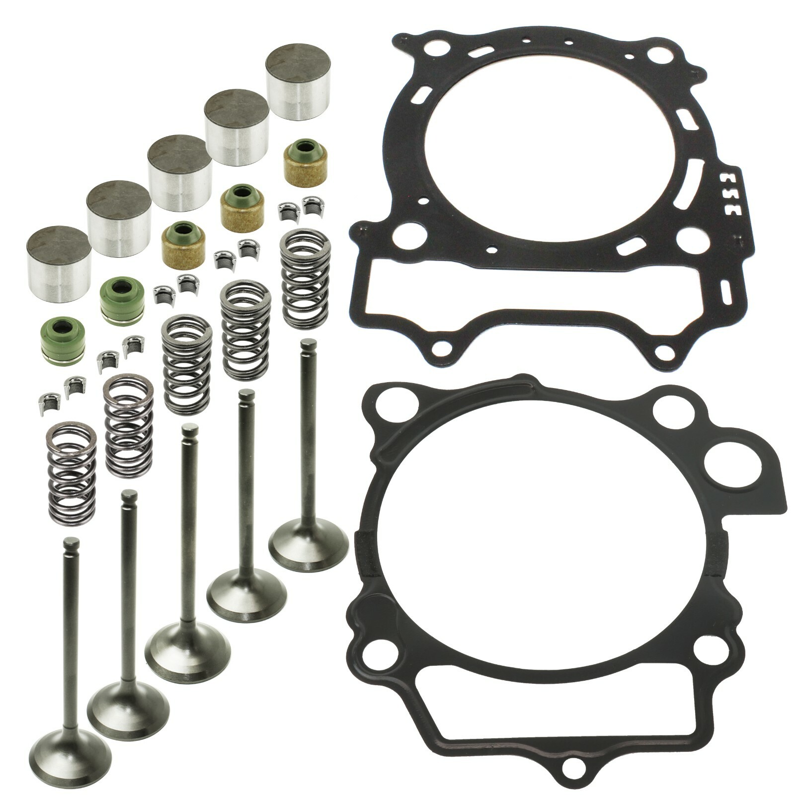 Cylinder Intake Exhaust Gasket Valve Kit for Yamaha YZ450F 2006 2007 2008 2009