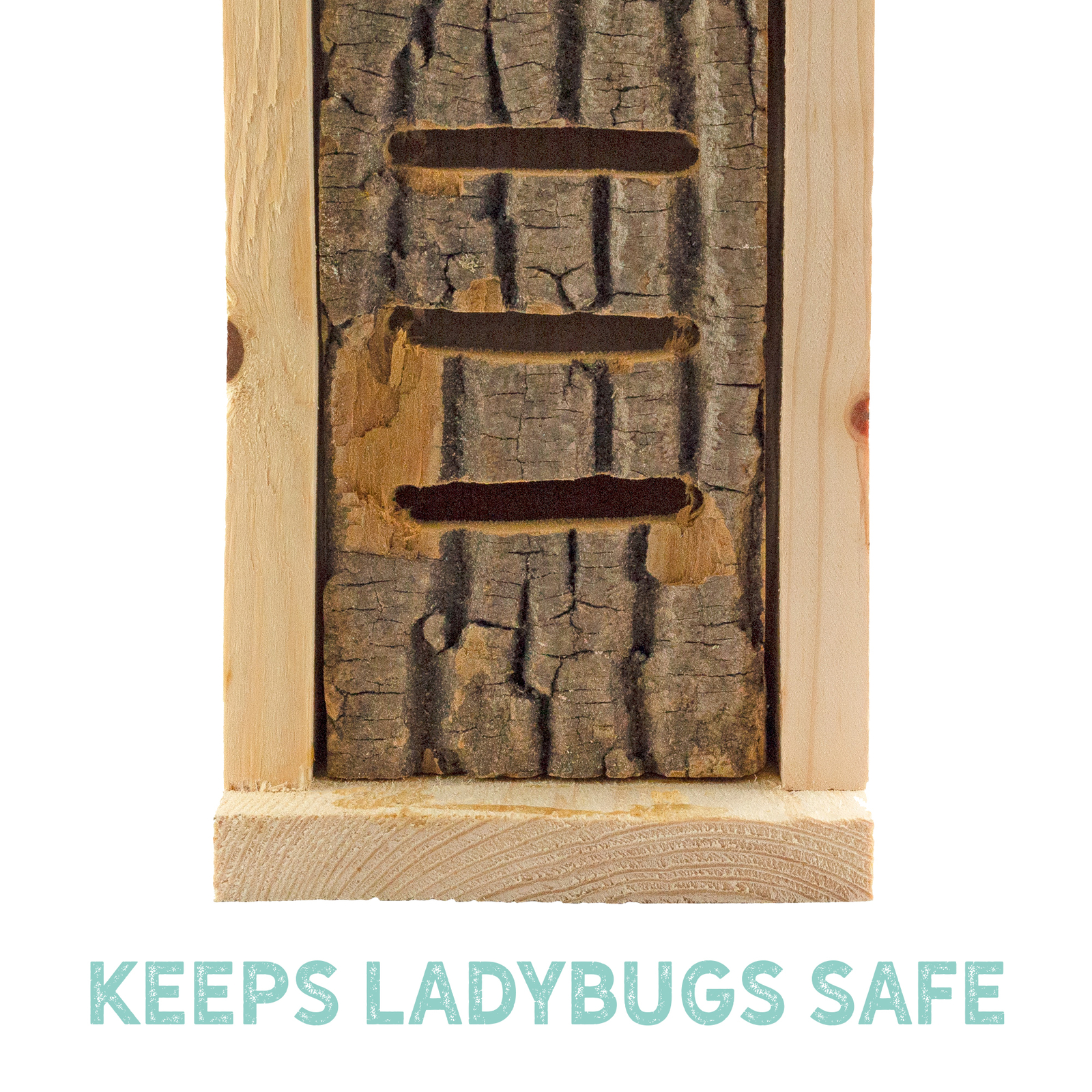 Rustic Handmade Ladybug House; Backyard Insect Hotel and Shelter