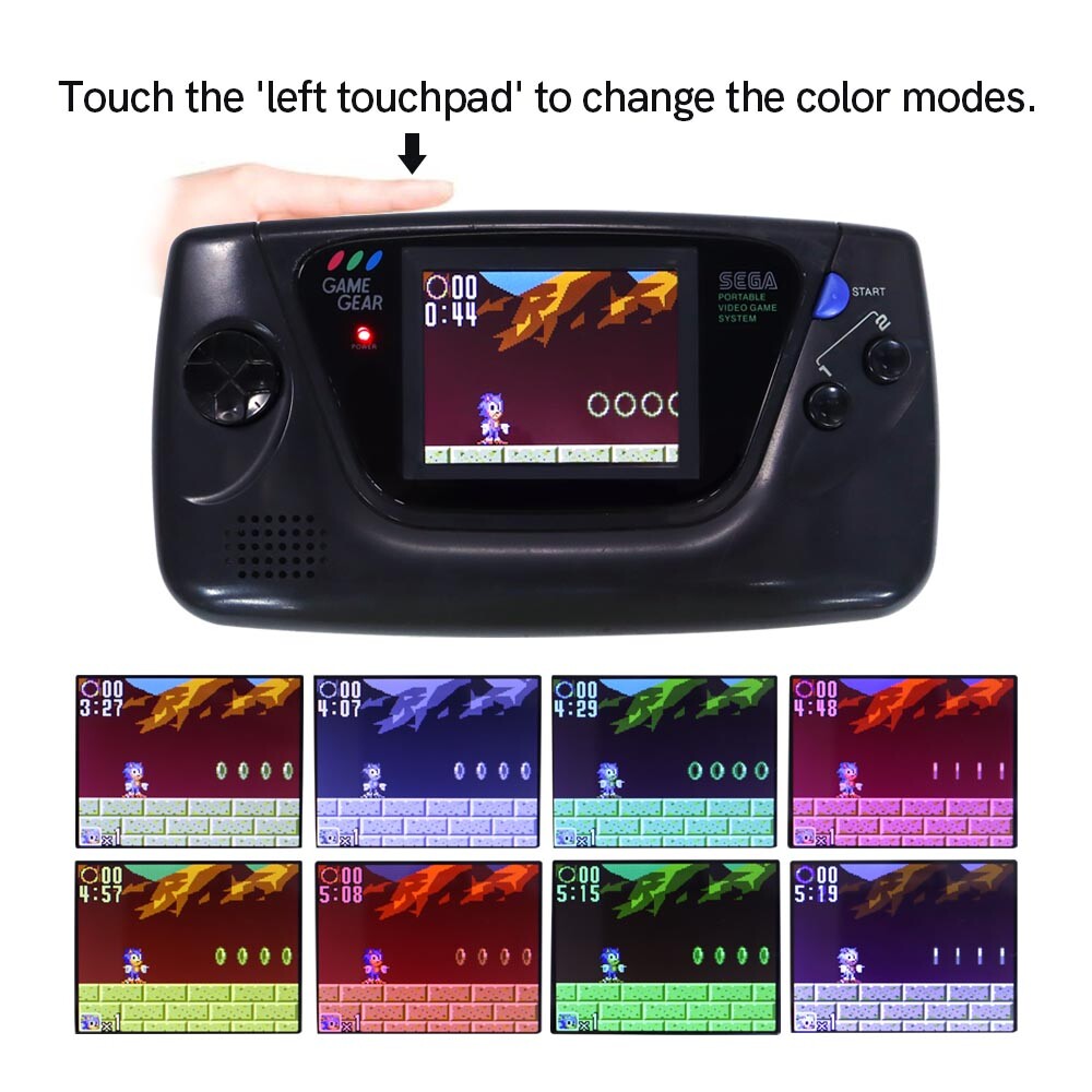 Touch Version Backlight High Light Brightness LCD Screen Kit For SEGA Game Gear