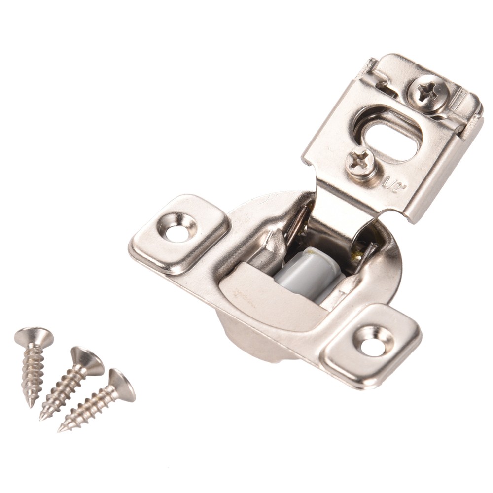 Overlay Cabinet Door Soft Close Hinges Hardware 1/2" Soft-closing Compact