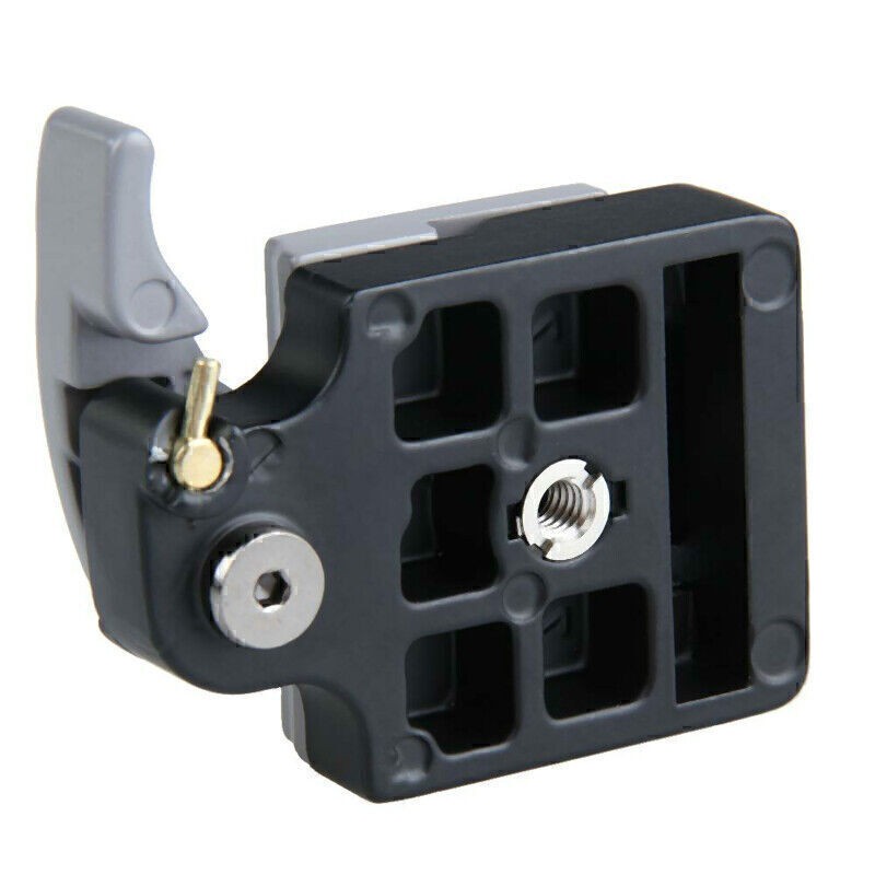 Black Camera Plate Adapter For 3/8” Nuts Plate Quick Release Connection Adapter
