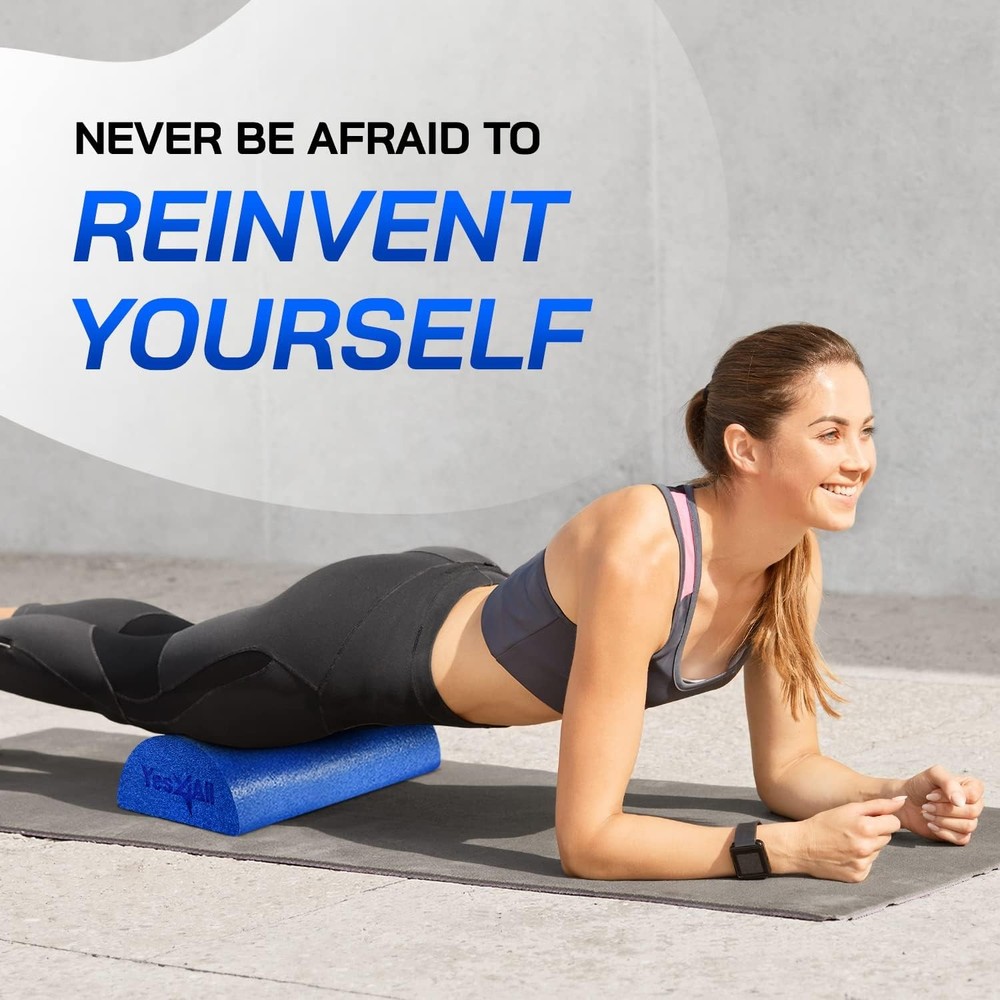 Medium Firm Half Fo Rollers for Post-Workout Relaxat,