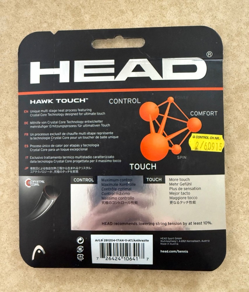 Head Hawk Touch 17g Tennis String