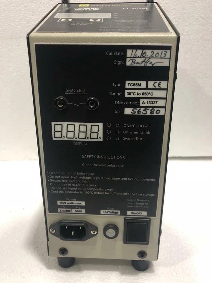 LEMAG TEMPRATURE CALIBRATOR MODEL TC65M