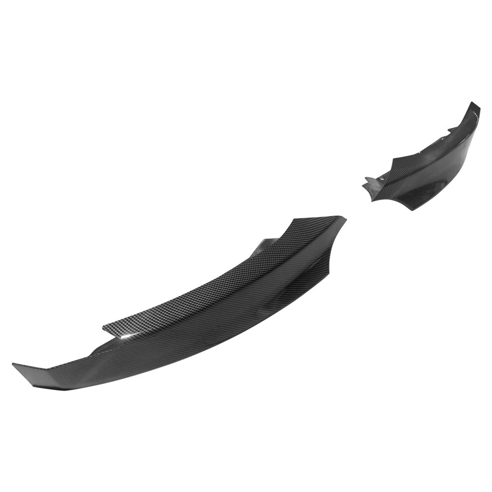 2008 - 2013 宝马 1 系列前保险杠分唇器碳纤维 ABS 2 件