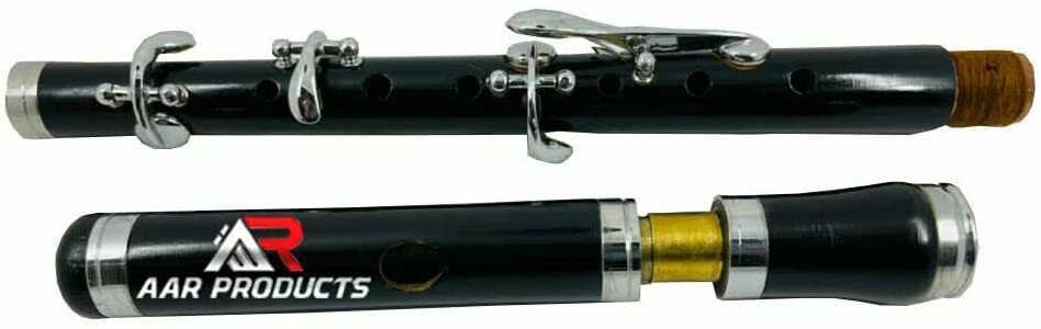 AAR Irish Professional Scottish Marching Bb Flute with 5 Keys Black Hard Case