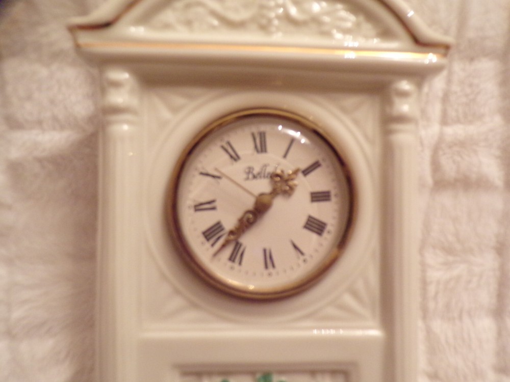 VTG Belleek Mantel Clock
