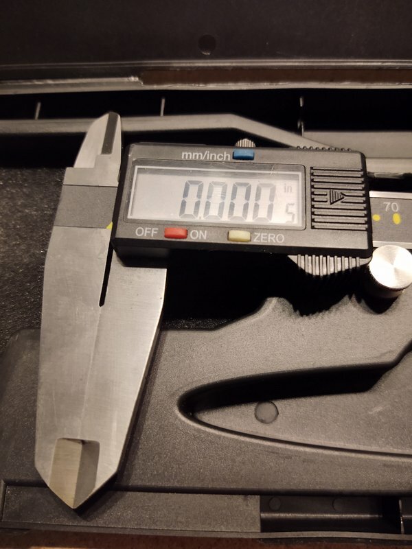 STORM Digital Caliper #3C312 w/Case and Extra Battery