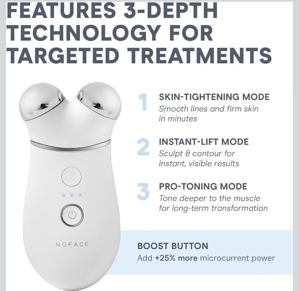 NuFACE Trinity Plus Microcurrent Facial Toning Device