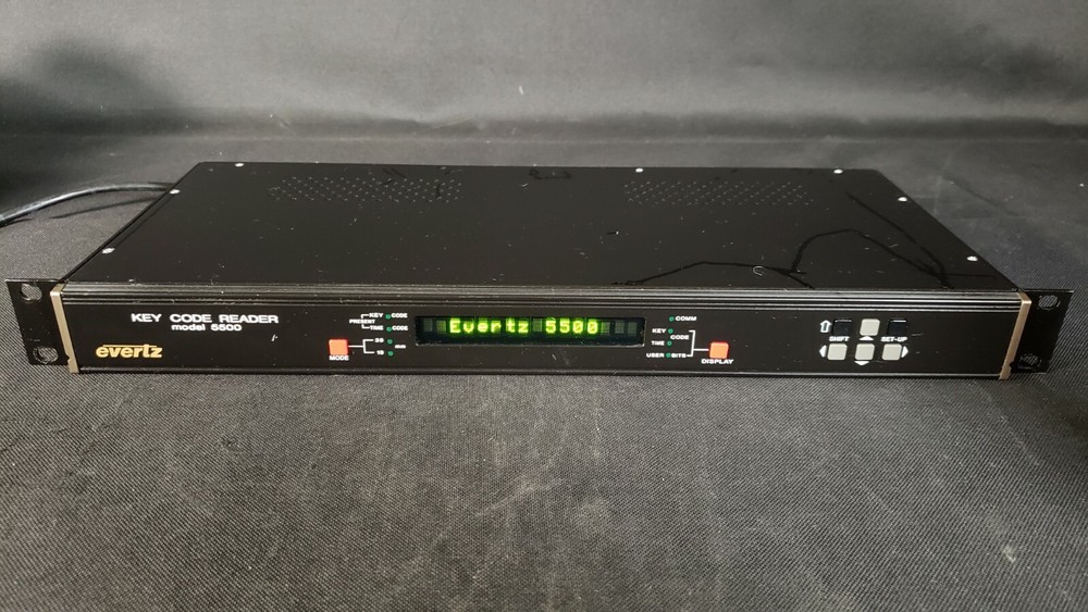 Evertz Key Code Reader Model 5500 - TESTED