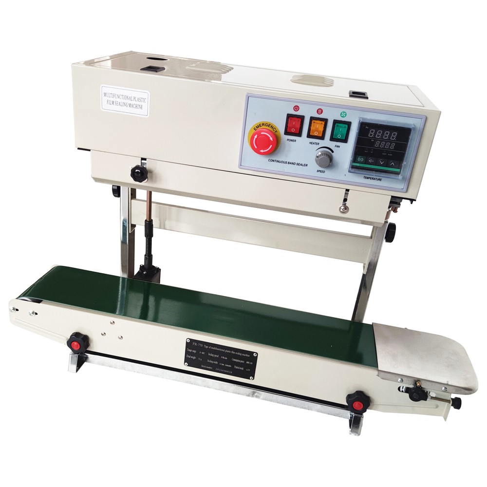 110V Vertical Type Digital Display Continuou Sealer Constant Temperature Control
