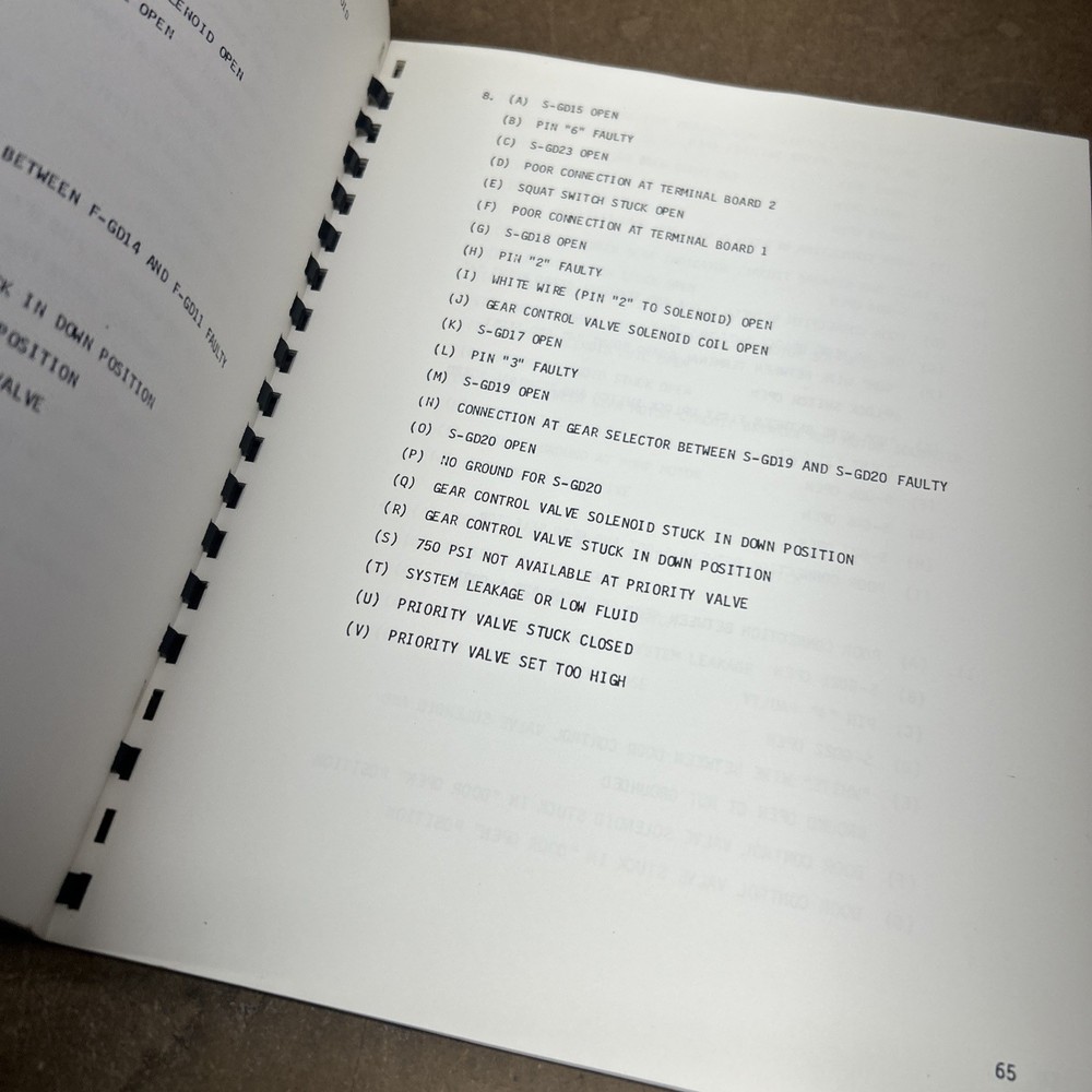 Cessna Single Engine Landing Gear 2 Student Workbook