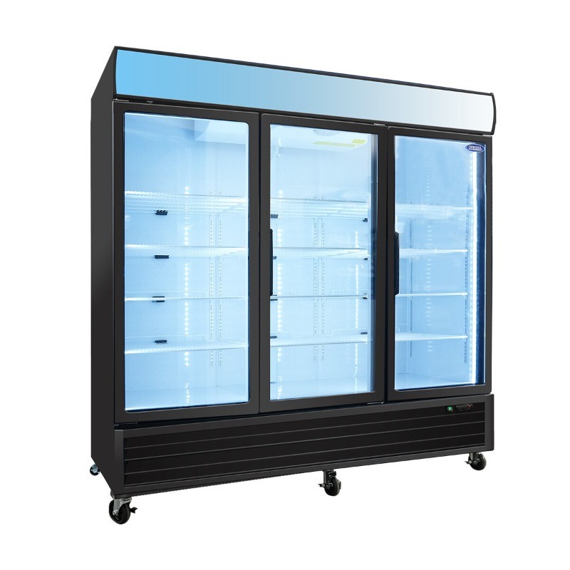 70 Cu.ft Commercial Glass Door Freezer Reach in Display Merchandiser Restaurant