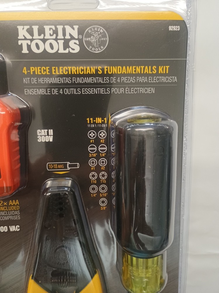 Klein 4 PC Electrician Fundamentals Kit 92923