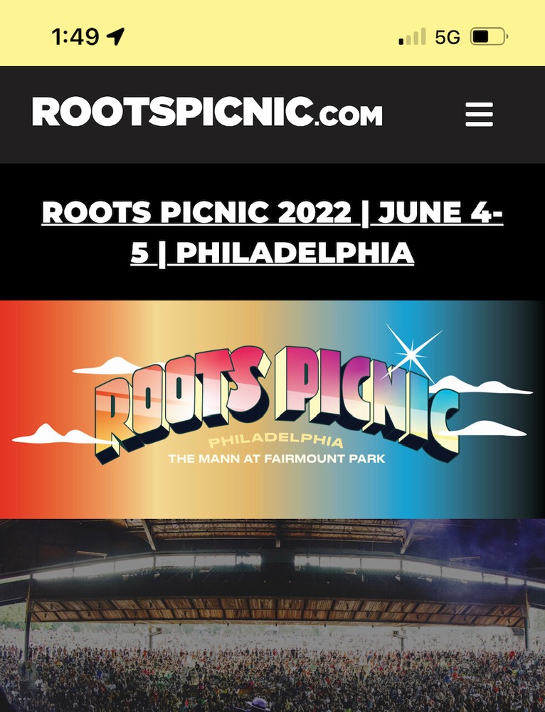 RootsPicnic Tickets for day 2