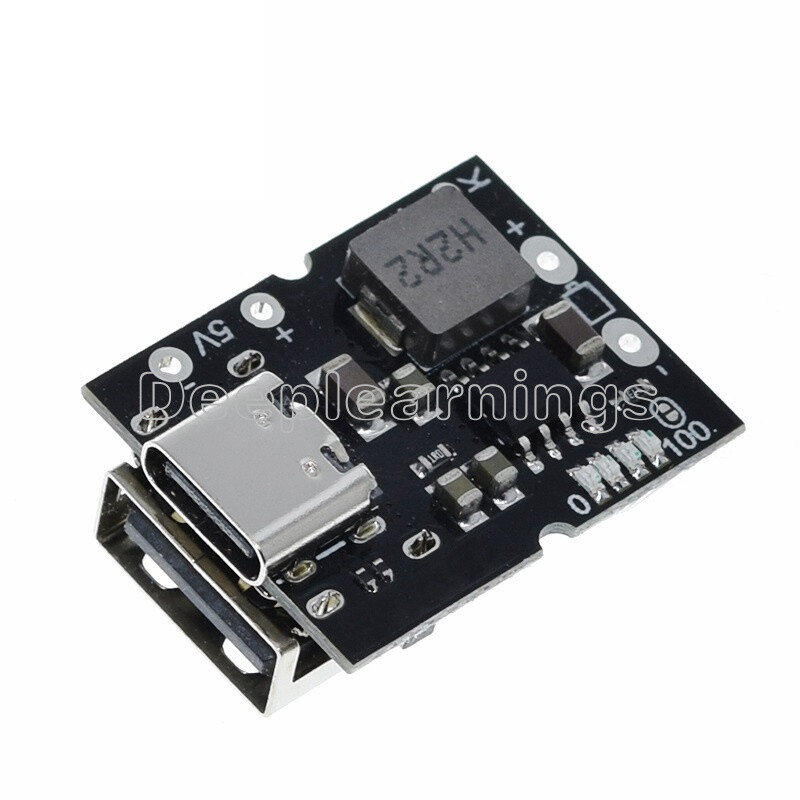 5V 2A Boost Converter Step-Up Power Module Lithium Battery Charging Protection D