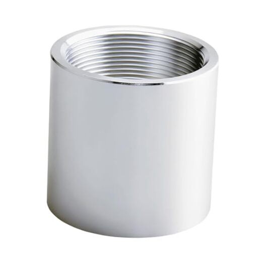 1-1/2" NPT Threaded Full Coupling, Aluminum 6061-T Schedule 40 Pipe Fitting,