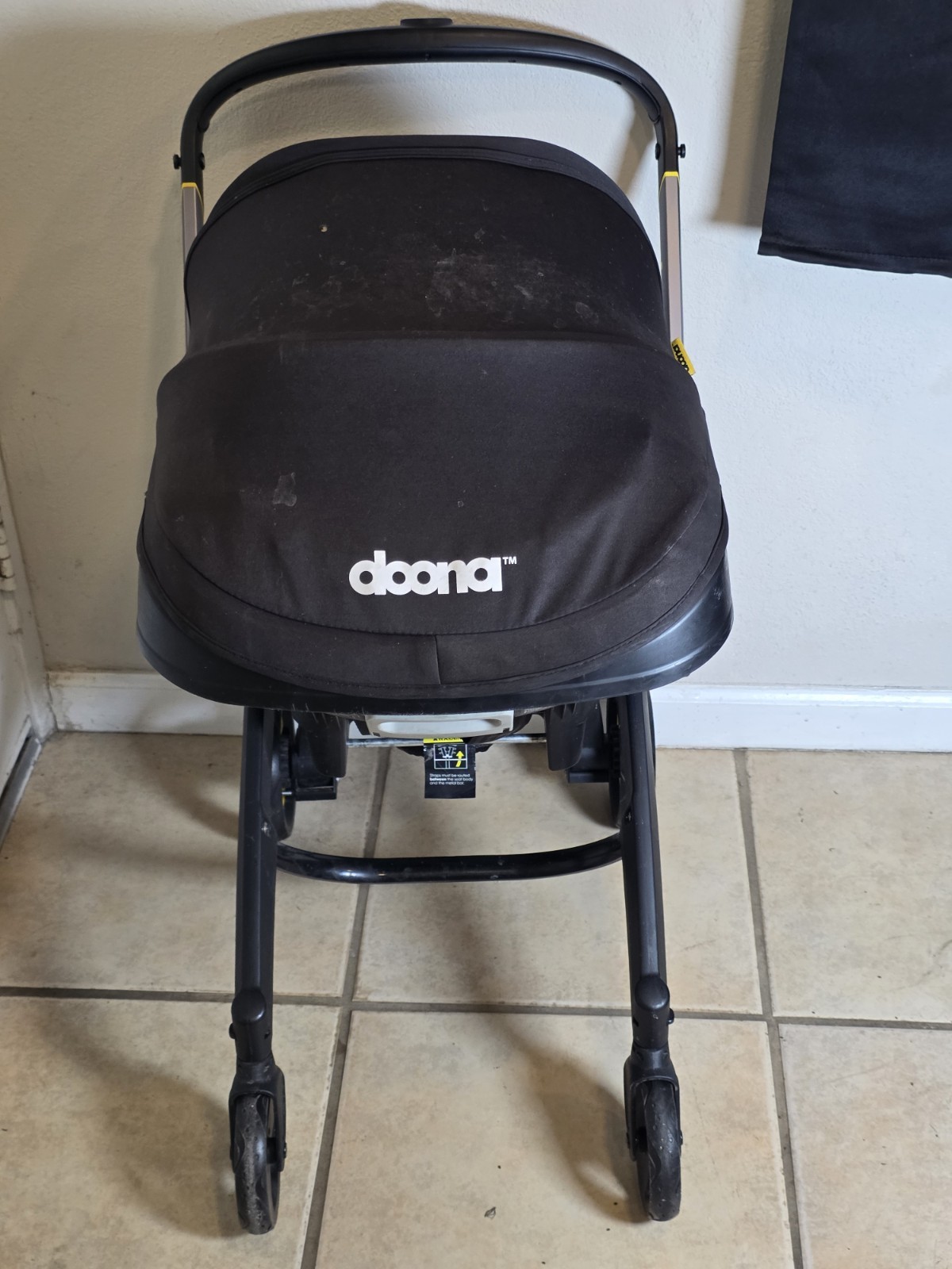 Doona+ Convertible Doona Nitro Black Infant Stroller