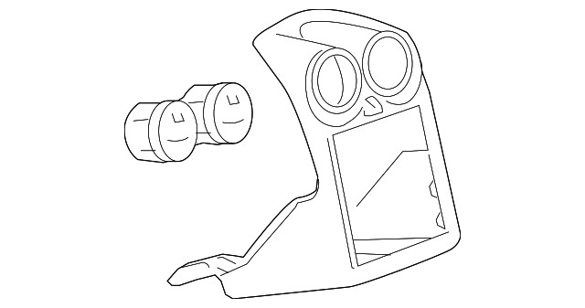 Genuine GM Center Bezel 20874610