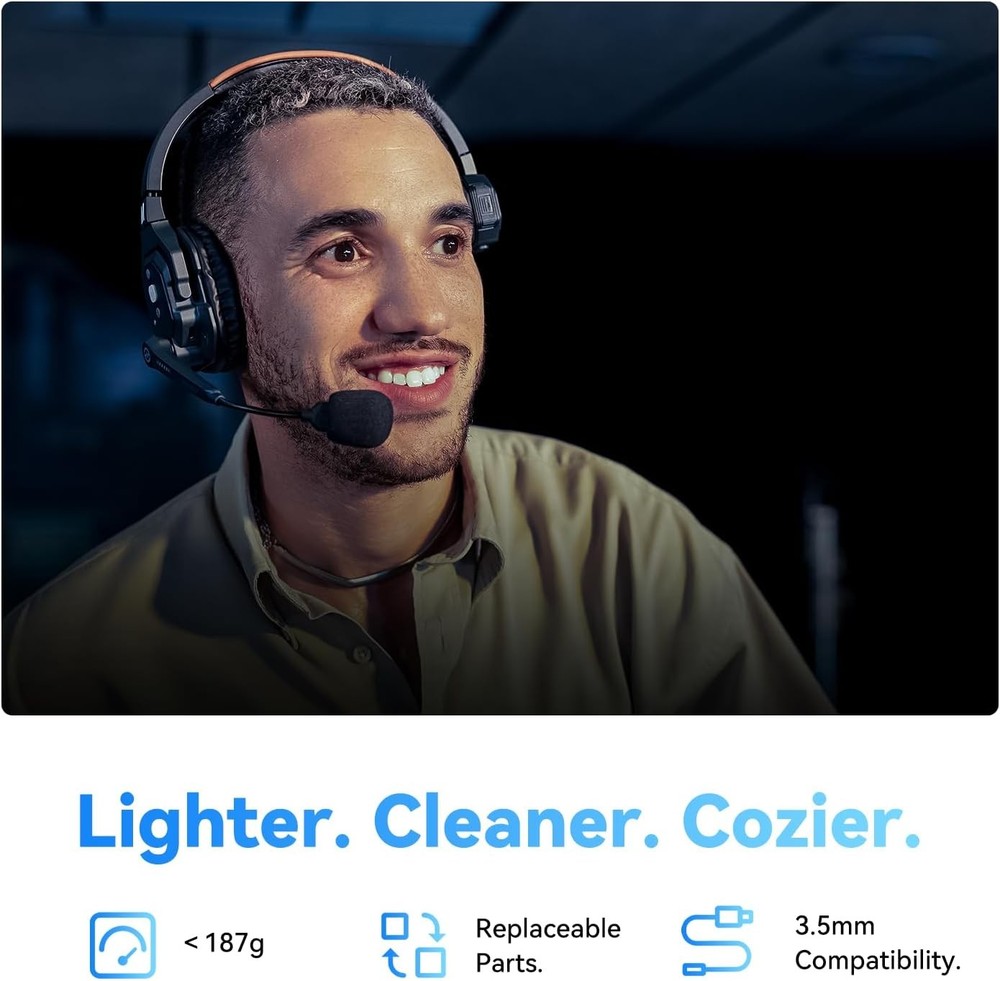 Hollyland Solidcom SE Full Duplex 2-Users Wireless Intercom Headset System