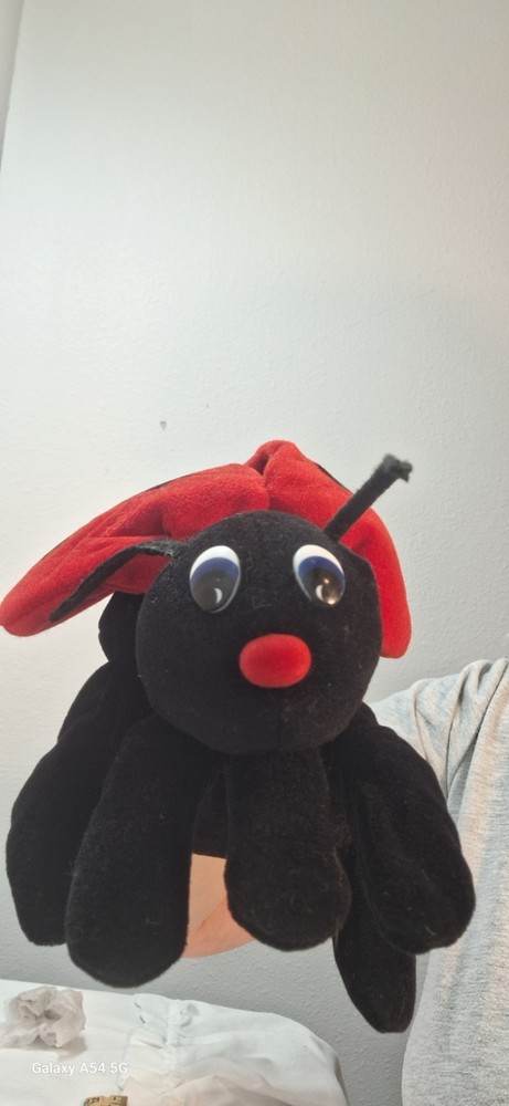 Ladybug Hand Puppet Plush Creations 1993 And Small Plush Ladybug Stuffins 1998