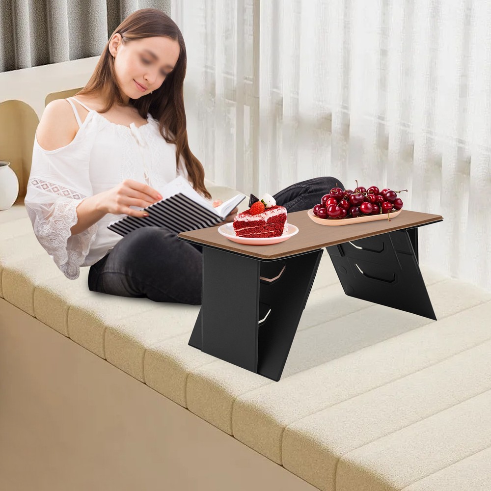 Folding Lap Desk with Angle Adjustable Portable Foldable Laptop Table Bed Desk