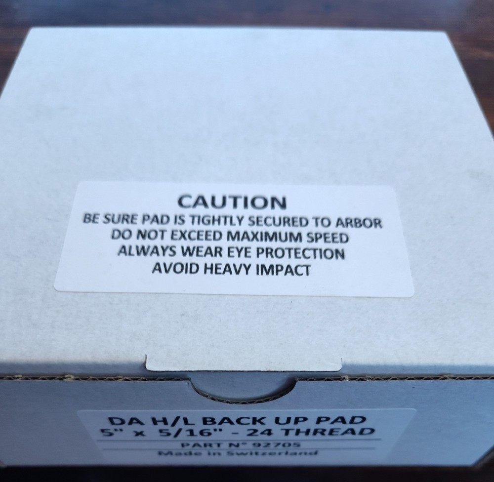 5" Premium Hook & loop Backing Pad 5/16"-24