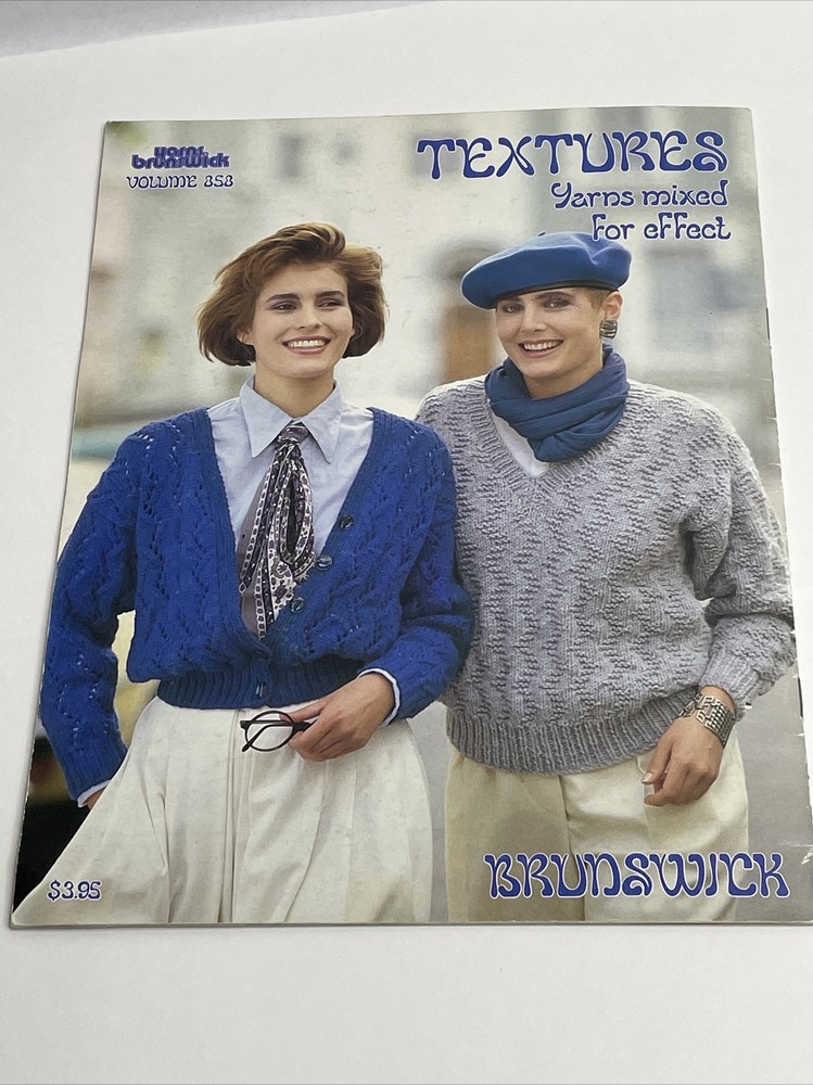 Brunswick Textures Sweaters Knit & Crochet Patterns 858