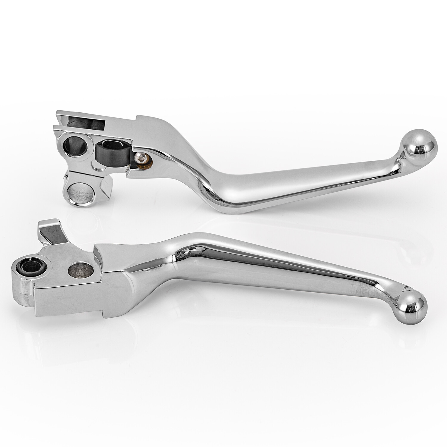 NEW Chrome Clutch Brake Lever Hand Levers Handbrake For Harley Road King Softail