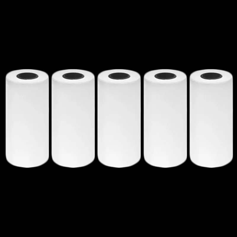 5PCS 58mm Thermal Paper Rolls for Mini Bluetooth Printer Pocket Paper