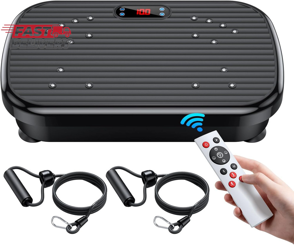 Vibration Plate Exercise Machine, Vibration Plate for Lymphatic Drainage 330 Lbs