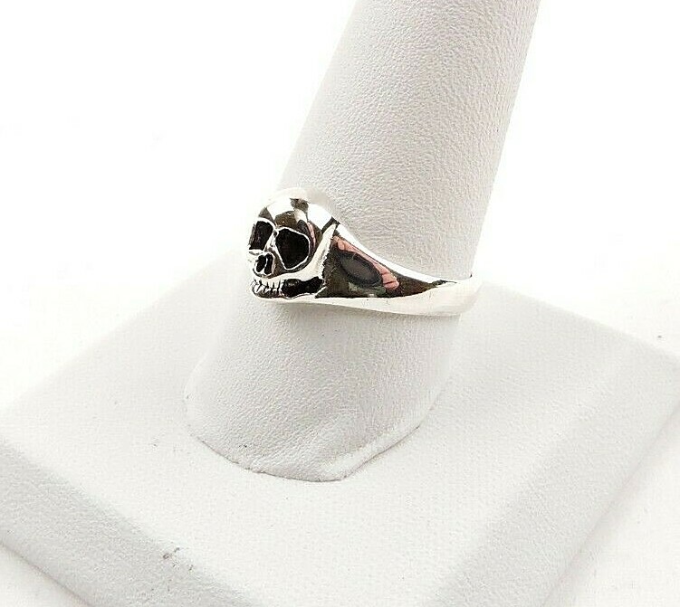 Sterling Silver Skull Ring - Free Gift Packaging