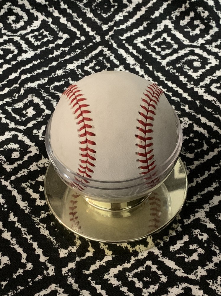 Glenn Wilson Autographed Baseball w/ Display