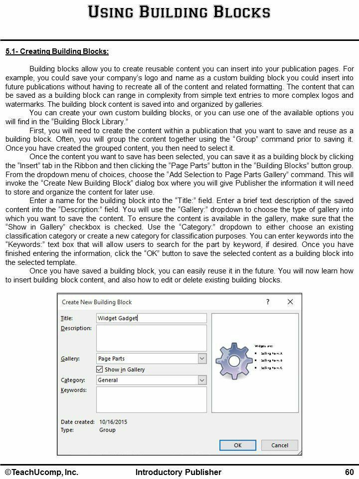Learn Microsoft PUBLISHER 2016 2013 Training Tutorial DVD-ROM Course 64 Lessons