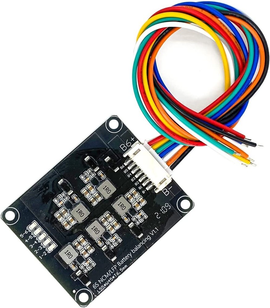6S 1.2A Li-ion Lifepo4 Lithium Battery Active Equalizer Balancer Inductive BMS