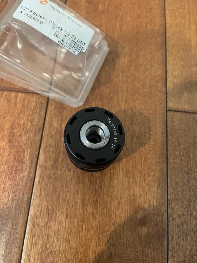 Weida 1/2" Keyless Drill Chuck with 1/2-20 threaded mount