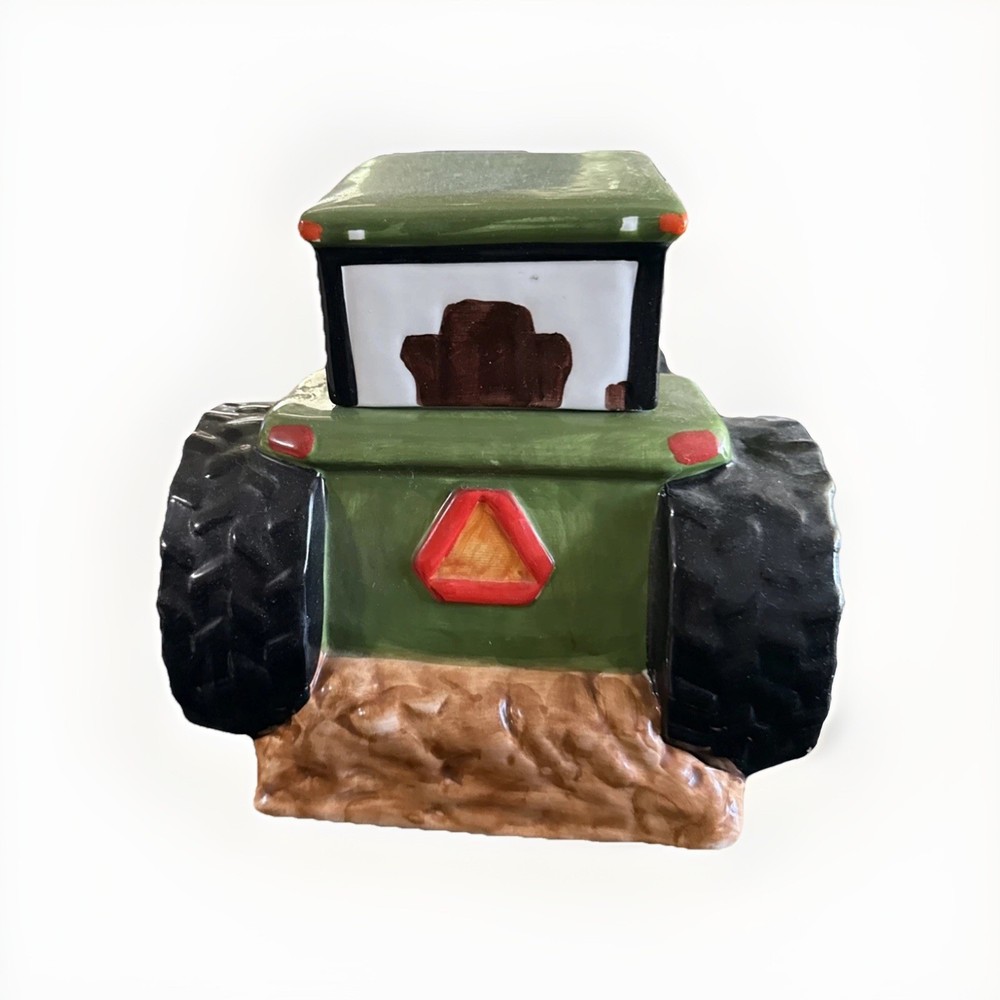 John Deere Tractor Cookie Jar, Licensed by Gibson Ceramic
