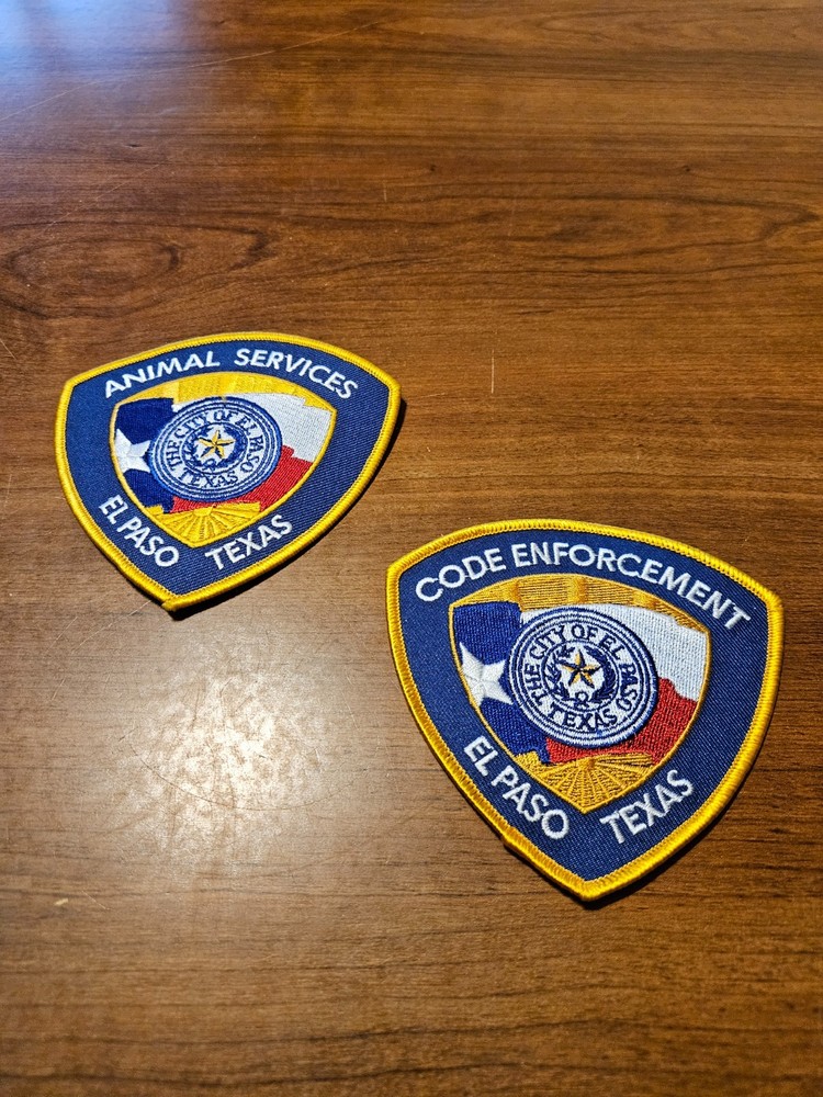 EL PASO TEXAS CODE ENFORCEMENT PATCH AND ANIMAL SERVICES PATCH