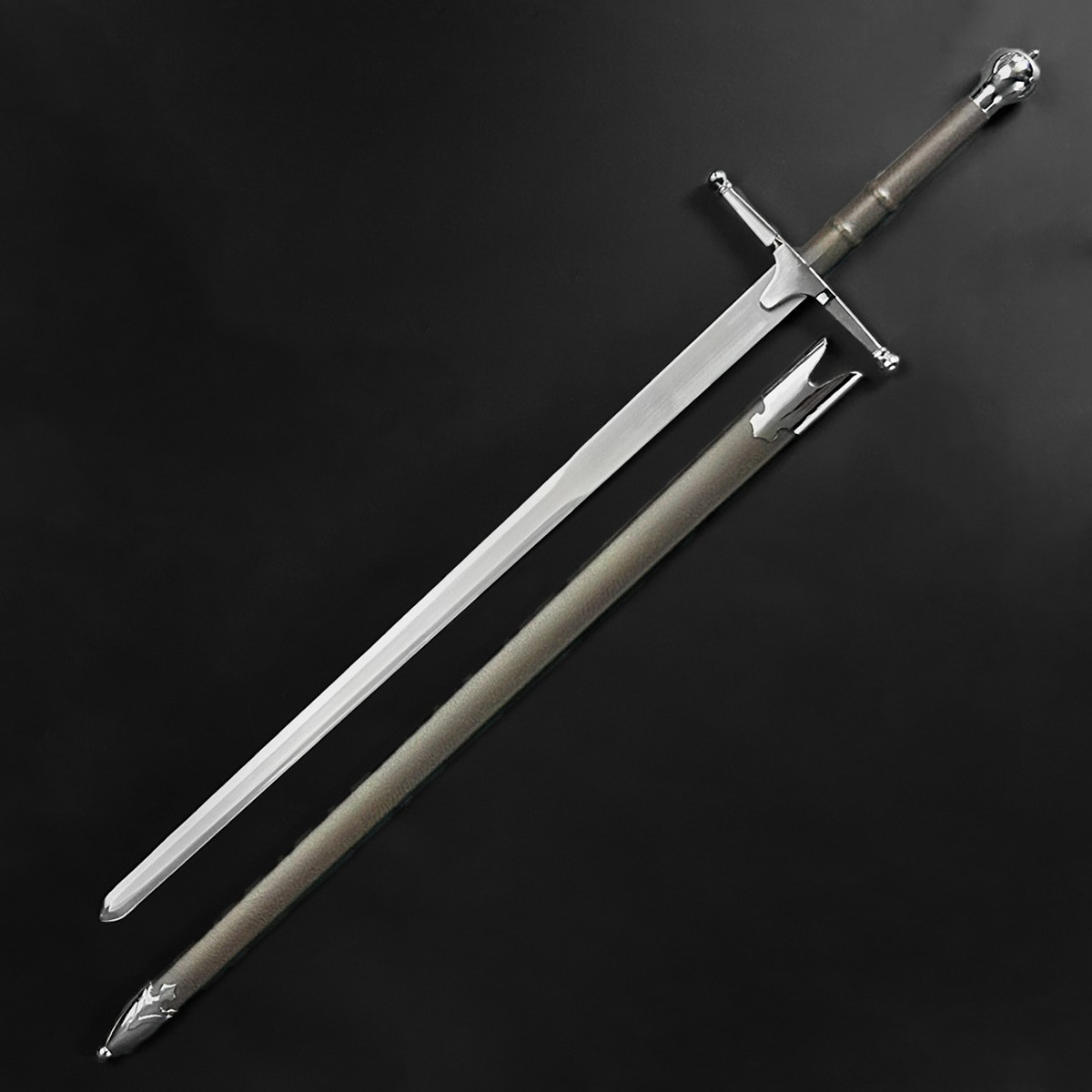 44" William Wallace Medieval Scottish Claymore Sword With Scabbard