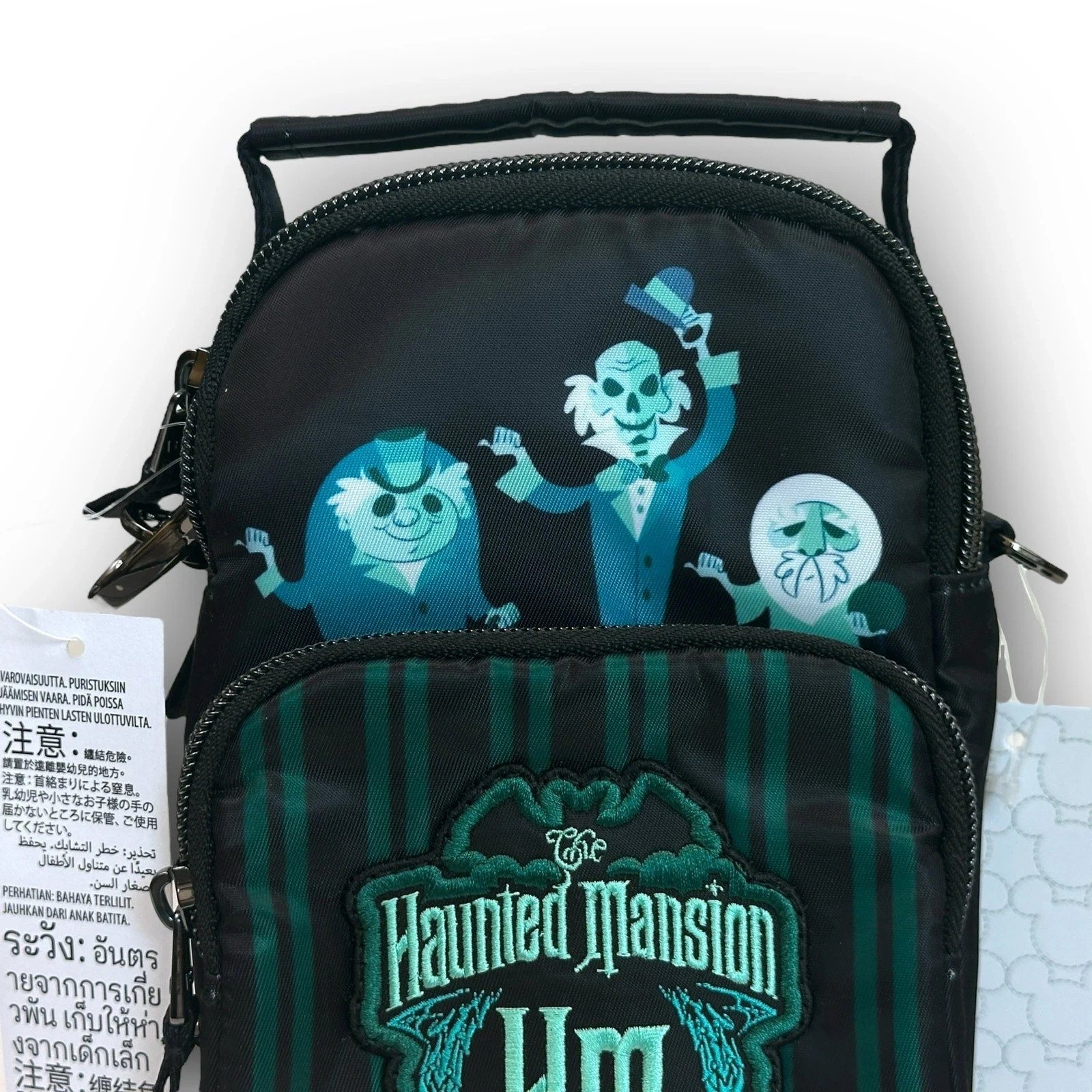 Disney Parks Haunted Mansion Hitchhiking Ghosts LUG Mini Skeeter Crossbody Bag