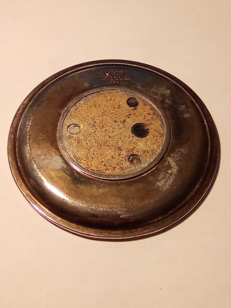 TENNIS SILVER PLATED DISH WORLD IMPORT GREAT FOR ANY OLDER COLLECTION!