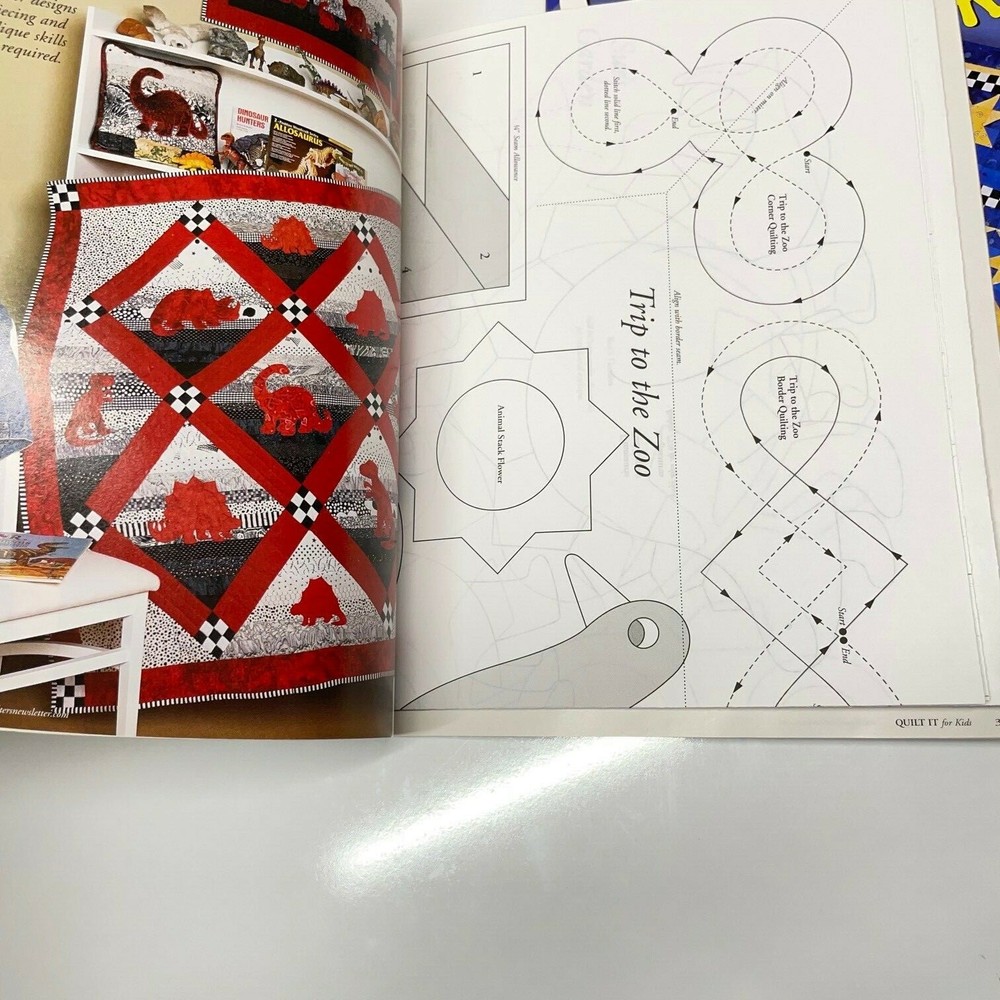 Quick and Easy Quilts for Kids Back Issues 2003 2004 23 Fun Projects W/ pattern