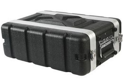 Rack Case 3U Space SHALLOW 8 Inch Deep shell, DJ, Light Weight 19" wide w Screws