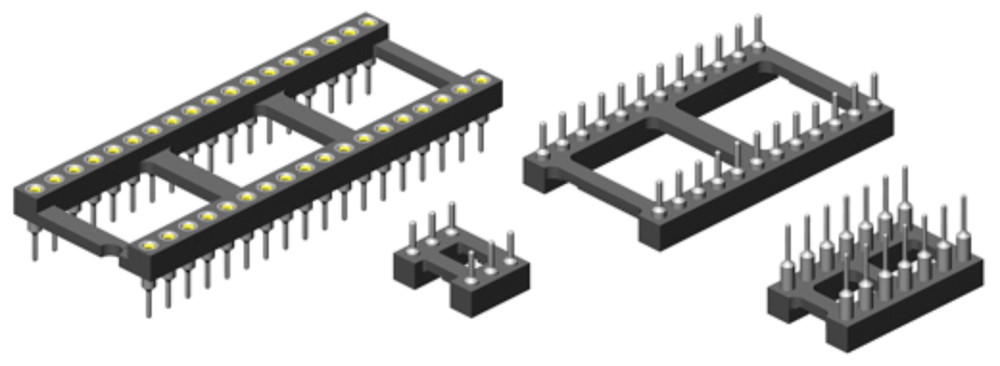 IC SOCKET THROUGH HOLE DIP