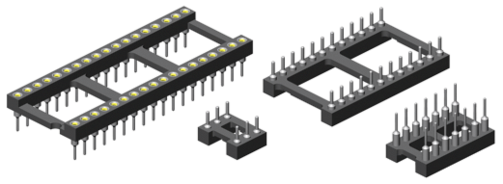 IC SOCKET THROUGH HOLE DIP