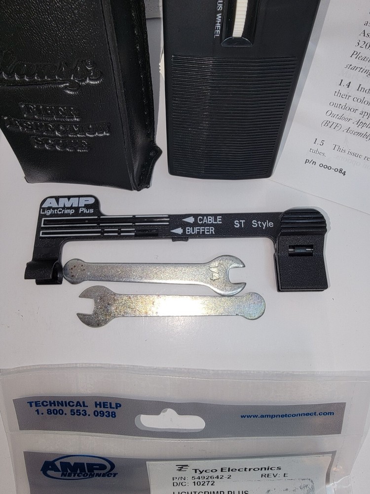 FIBER OPTIC SPLICER W/SUPPLIES (345)