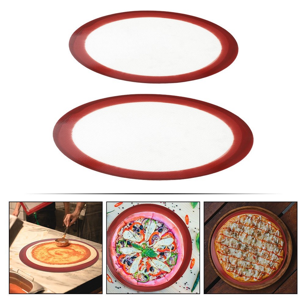 2 Pcs Nonstick Baking Sheets Non-stick Silicone Mat Multi Purpose