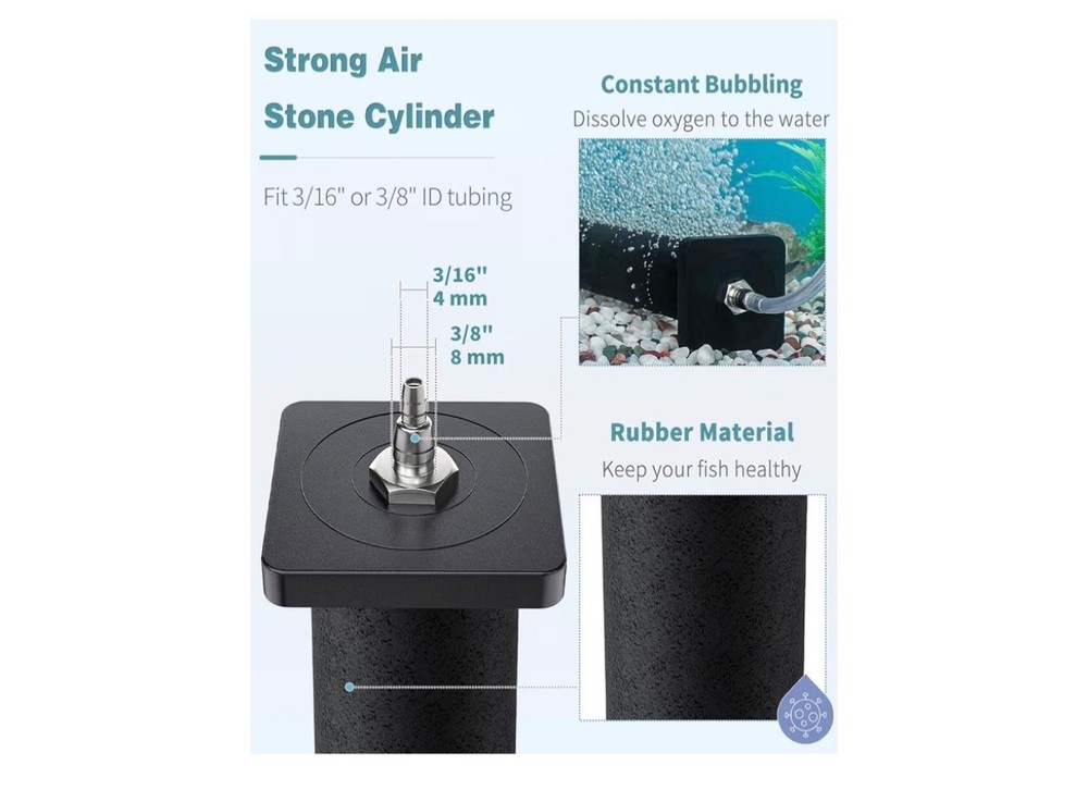 2. Aquarium 12 Inch Air Stone. Bubble Diffusers B4