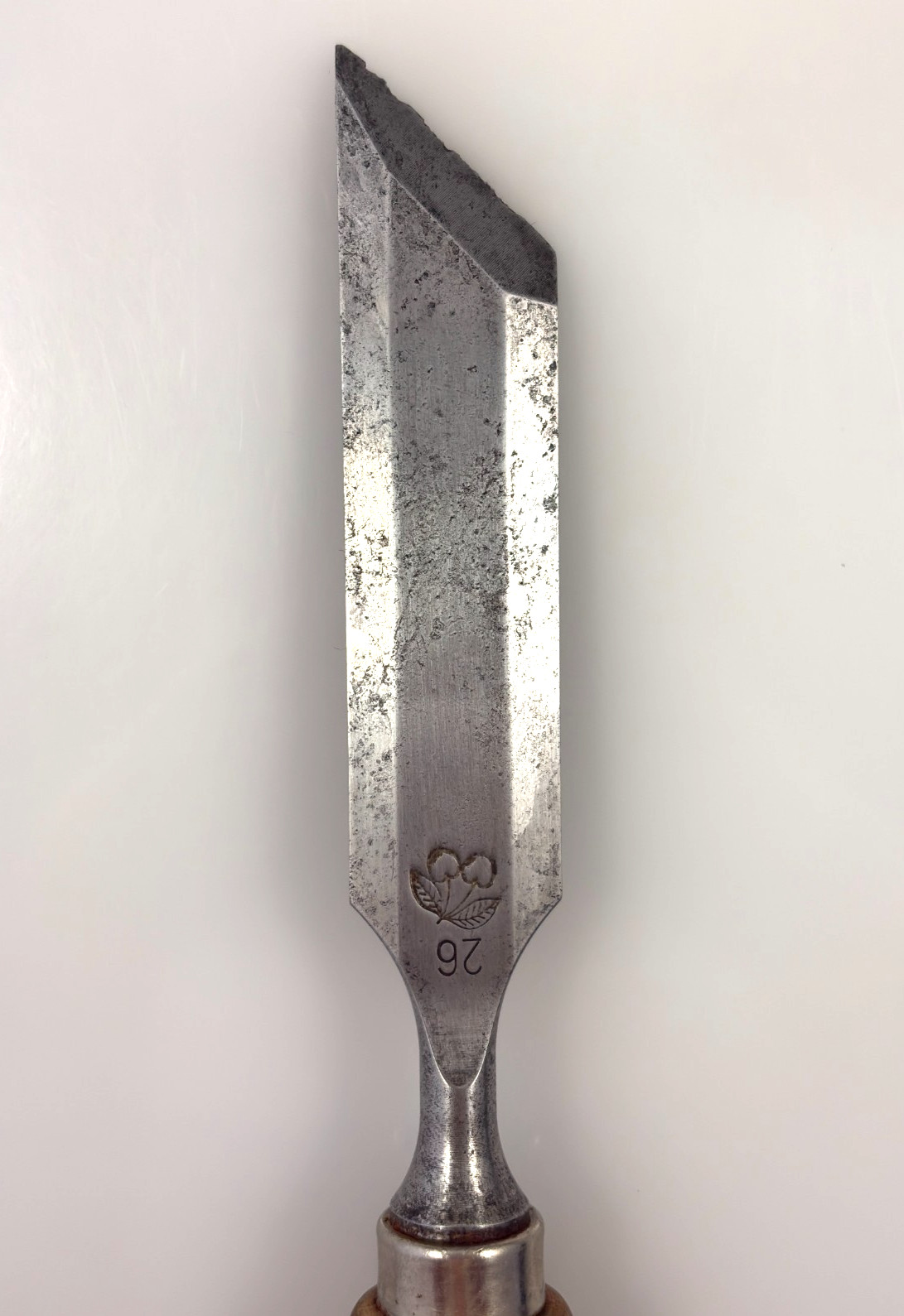Two Cherries Kirschen #26 skewed bevel edged chisel, used