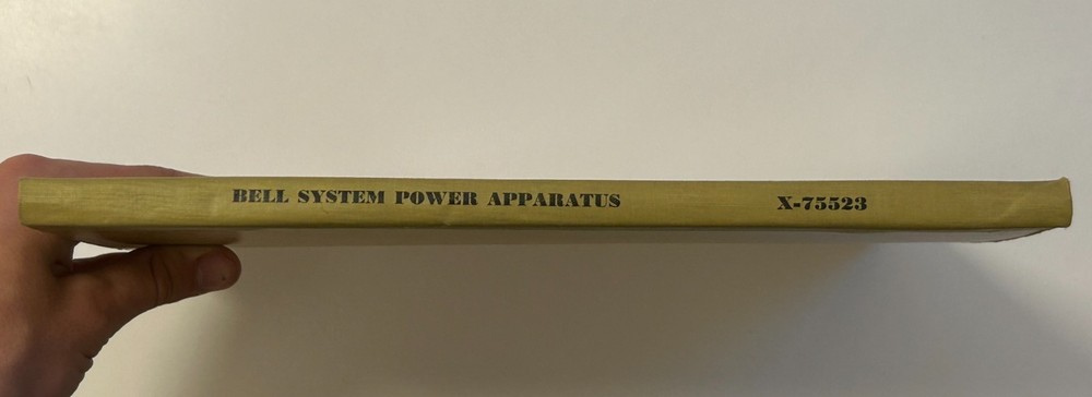 Bell Telephone Laboratories Power Apparatus Engineering Reference Data 1958 Book
